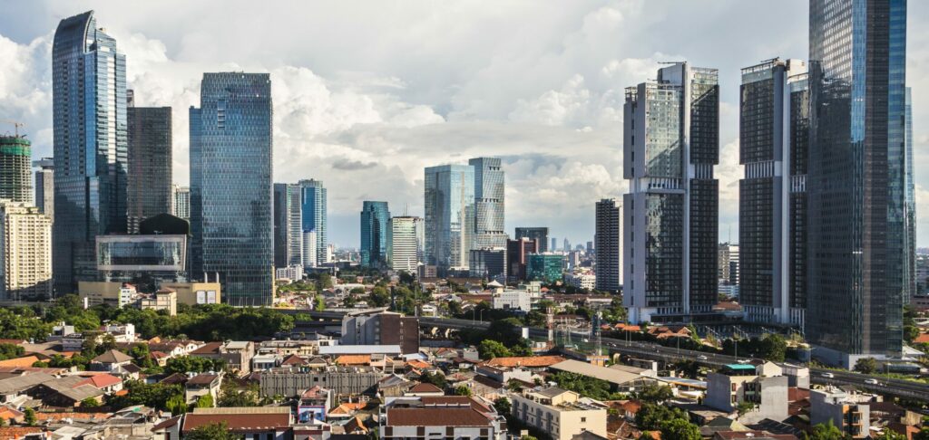 Cityscape of Jakarta, Indonesia